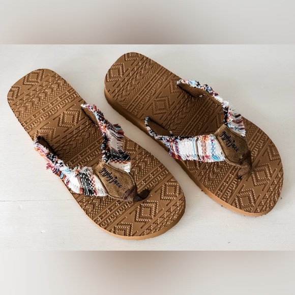 Brexly cream multi Gypsy jazz sandals - Picture 3 of 3
